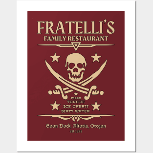 Fratelli's Family Restaurant The Goonies 80s Oregon Original Aesthetic Tribute 〶 Posters and Art